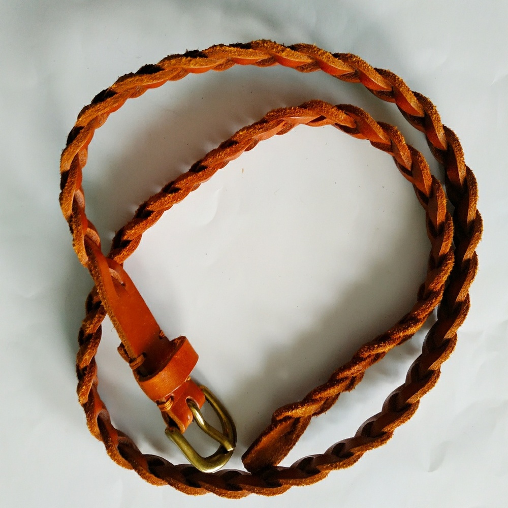 Chestnut Braided Belt